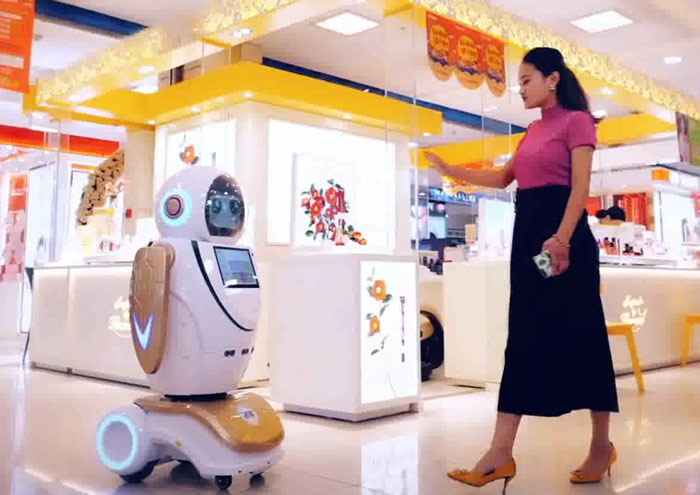 江蘇迎賓機器人